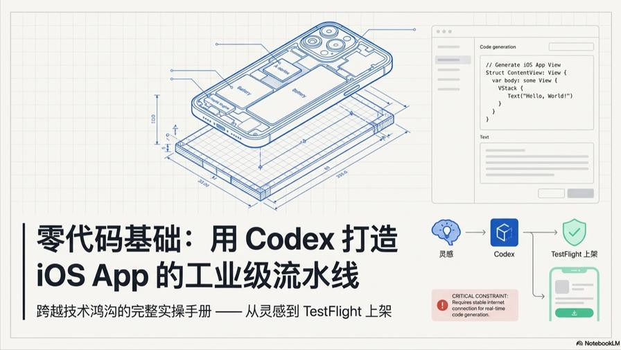 零代码基础:用 Codex 打造 iOS App 的工业级流水线